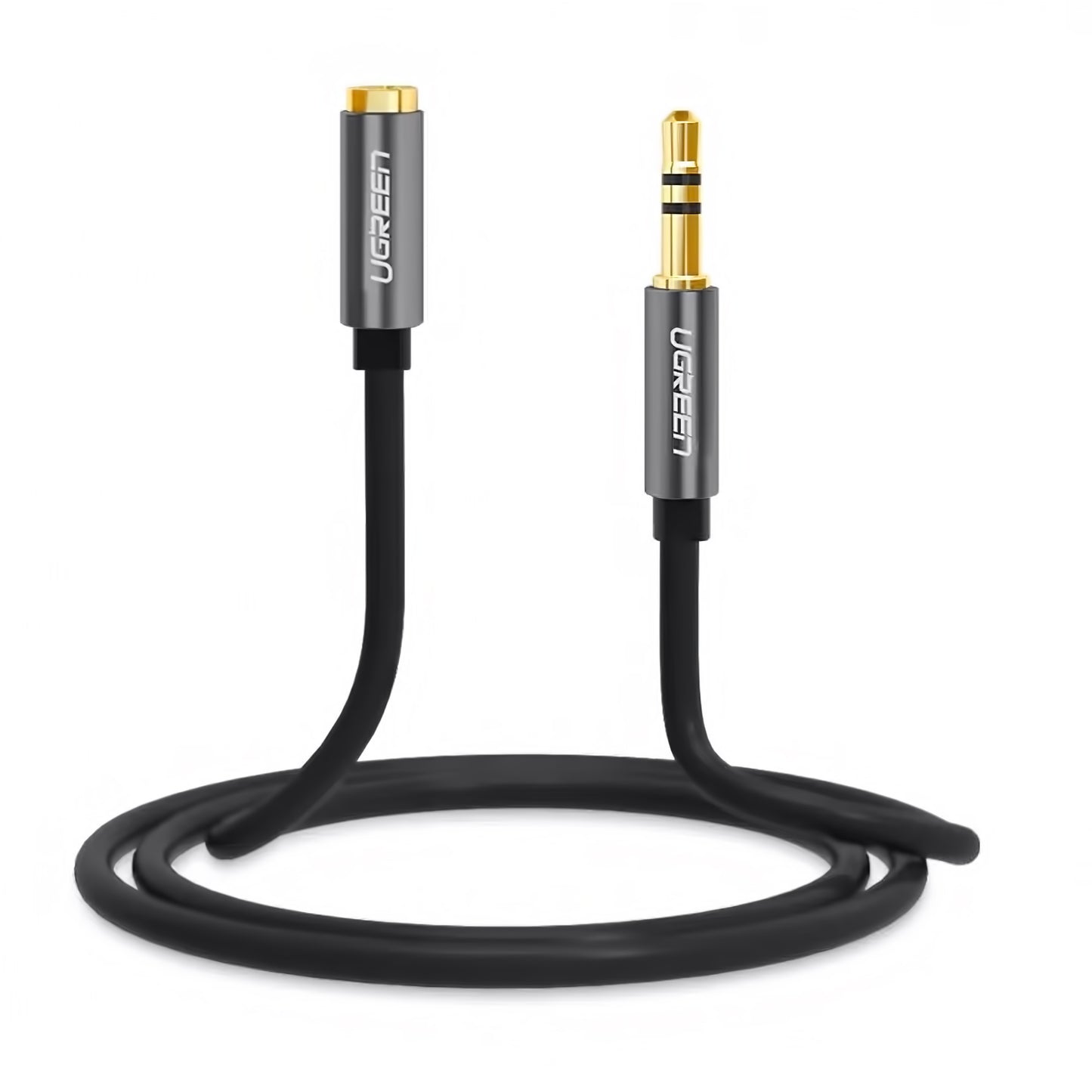 Adaptateur audio 3.5mm - 3.5mm UGREEN AV118, 1m, Noir 