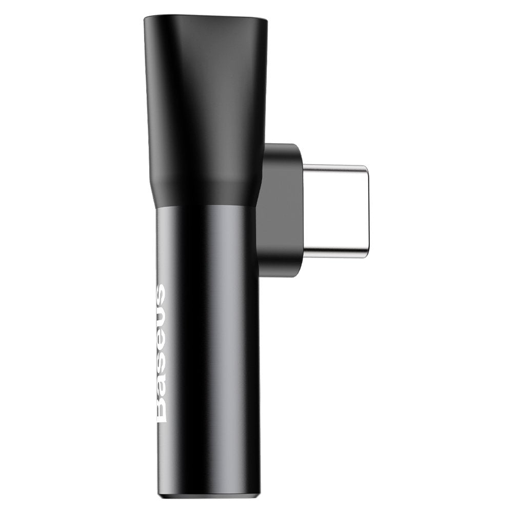 Audio Adapter USB-C - USB-C / 3.5mm Baseus L41, Schwarz CATL41-01