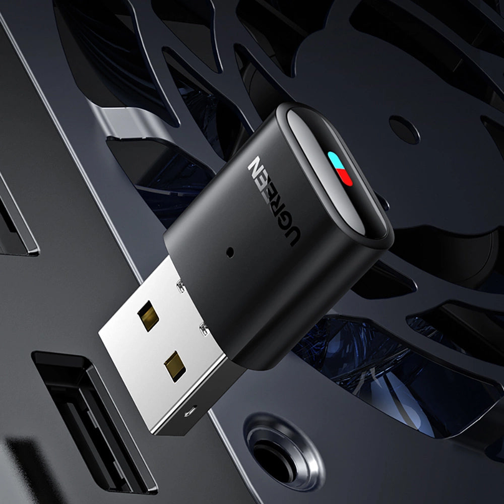 Bluetooth-USB-Adapter UGREEN CM408, Schwarz 