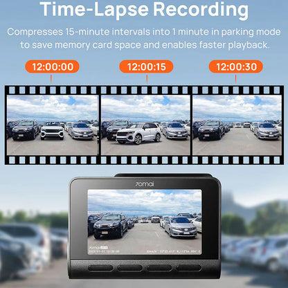 70mai Dash Cam A810, 4K, Wi-Fi, GPS, 3inch scherm 