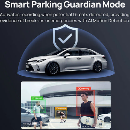 70mai Dash Cam A810, 4K, Wi-Fi, GPS, 3inch scherm 