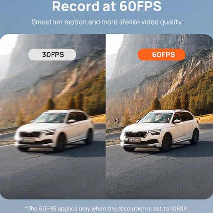 70mai Dash Cam A810, 4K, Wi-Fi, GPS, 3inch scherm 