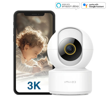 Überwachungskamera iMILAB C22, Wi-Fi, 3K, Innenbereich, Alba CMSXJ60A 