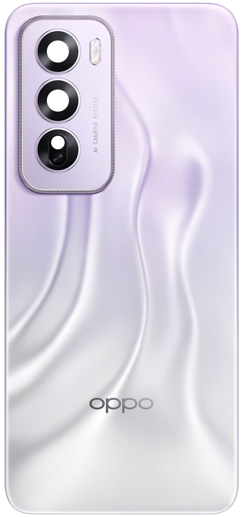 Batteriedeckel Oppo Reno12 Pro, Lila (Nebula Silver), Service Pack 621033000287