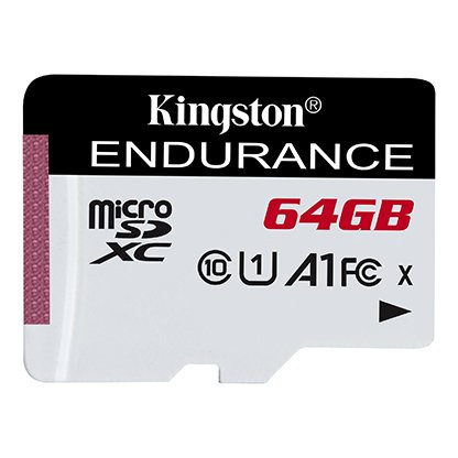 Kingston Endurance microSDXC Geheugenkaart, 64Gb, Klasse 10 / UHS-1 U1 SDCE/64GB