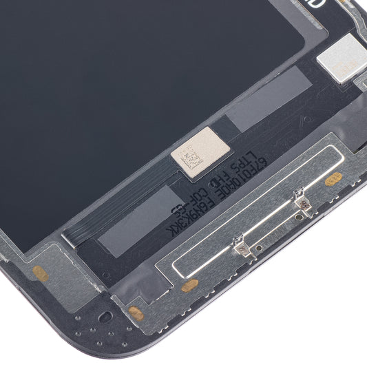 ZY Touchscreen Display für Apple iPhone 12 Pro Max, mit Rahmen, In-Cell IC Movable LCD Version, Schwarz 