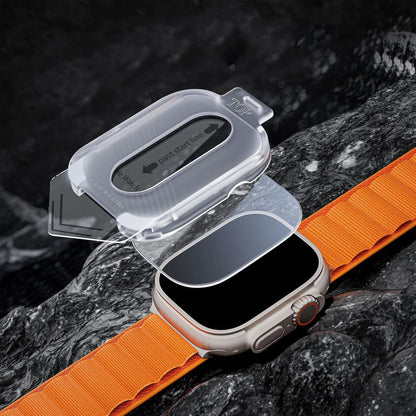 Tech-Protect Supreme Beschermfolie Set voor Apple Watch Ultra Series, Set 2 stuks, Glasbeschermd 