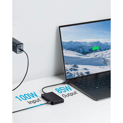 Hub USB-C Anker 332, 2 x USB-A - 2 x USB-C - 1 x HDMI, Noir A8356G11 
