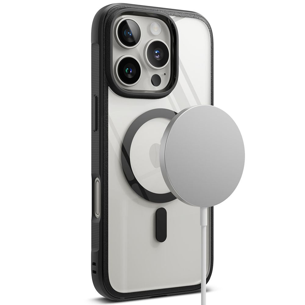 MagSafe Case for Apple iPhone 16 Pro Max, Ringke, Fusion Bold, Black 
