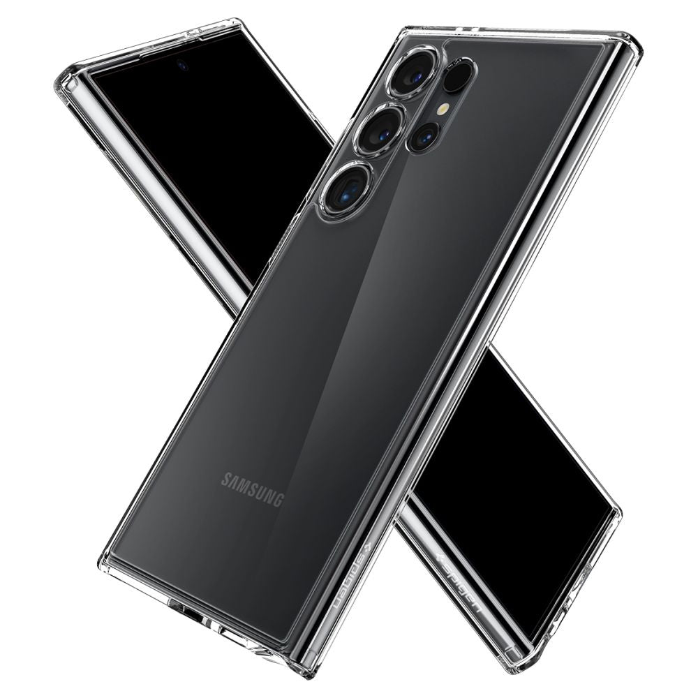Schutzhülle für Samsung Galaxy S24 Ultra S928, Spigen, Ultra Hybrid, Transparent ACS07292 