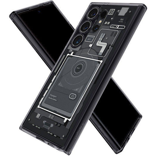 Gehäuse für Samsung Galaxy S24 Ultra S928, Spigen, Ultra Hybrid Zero One, Schwarz 