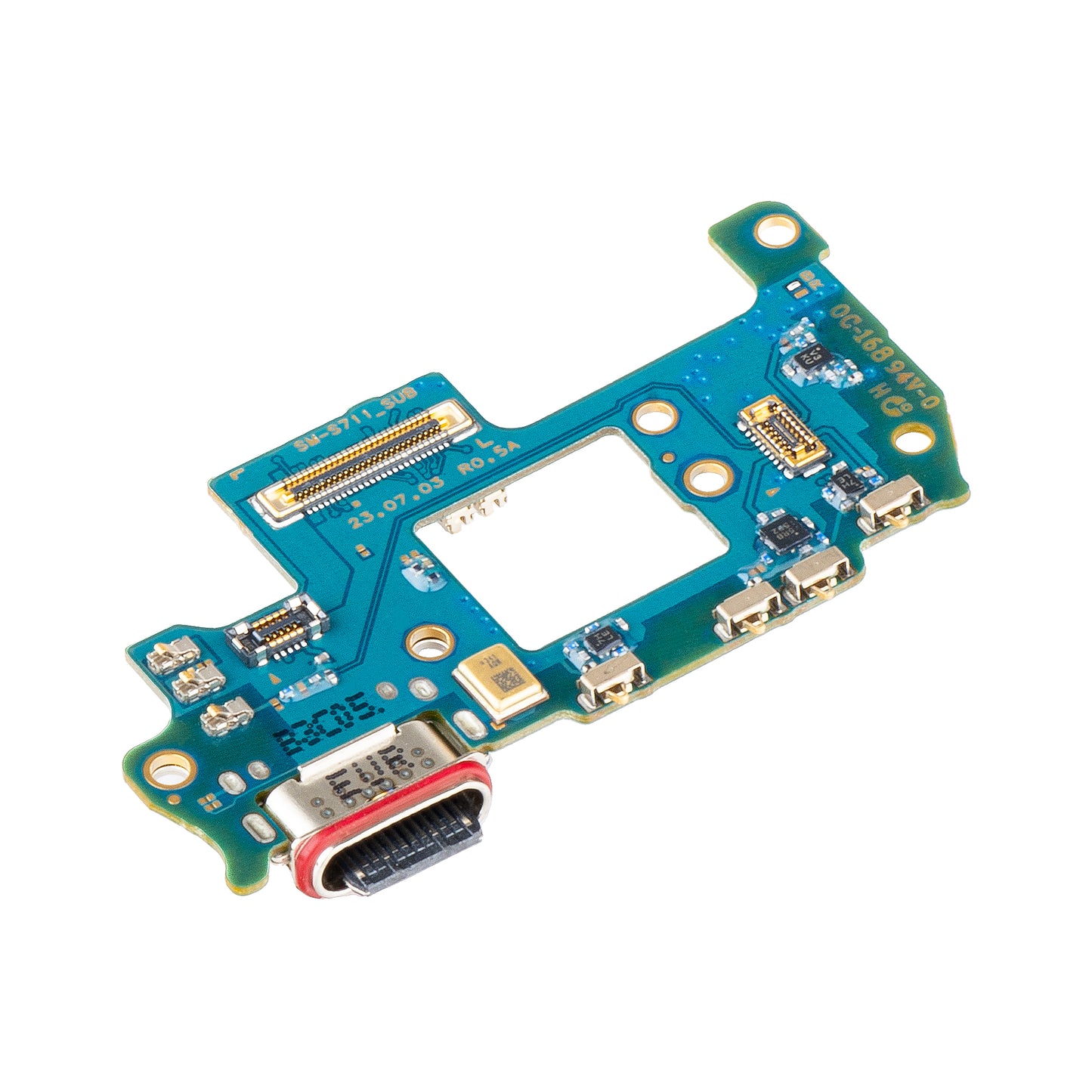 Samsung Galaxy S23 FE S711, Swap GH96-16217A - Mikrofon-Ladeanschlussplatte mit Swap GH96-16217A 